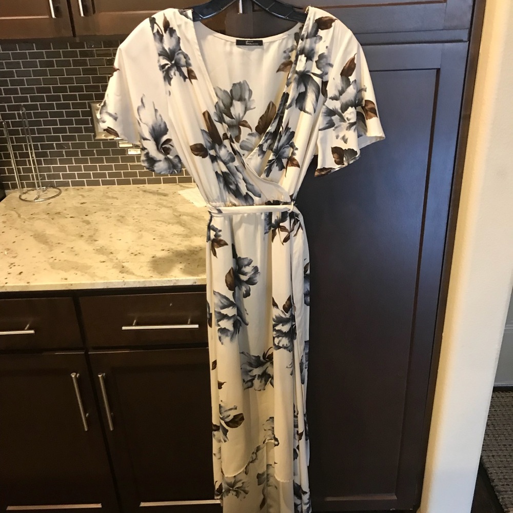Tua Floral Wrap Dress